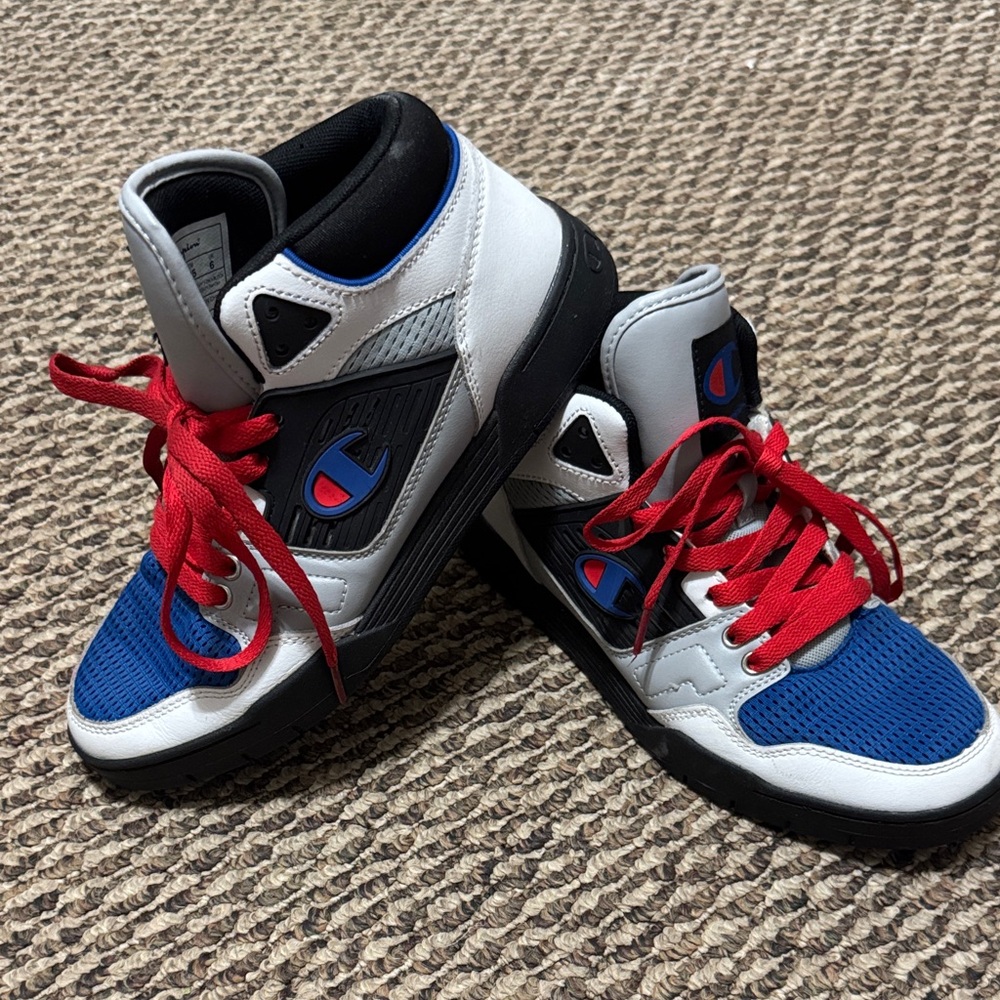 Champion 3 on 3 block basketball sneakers black multicolor